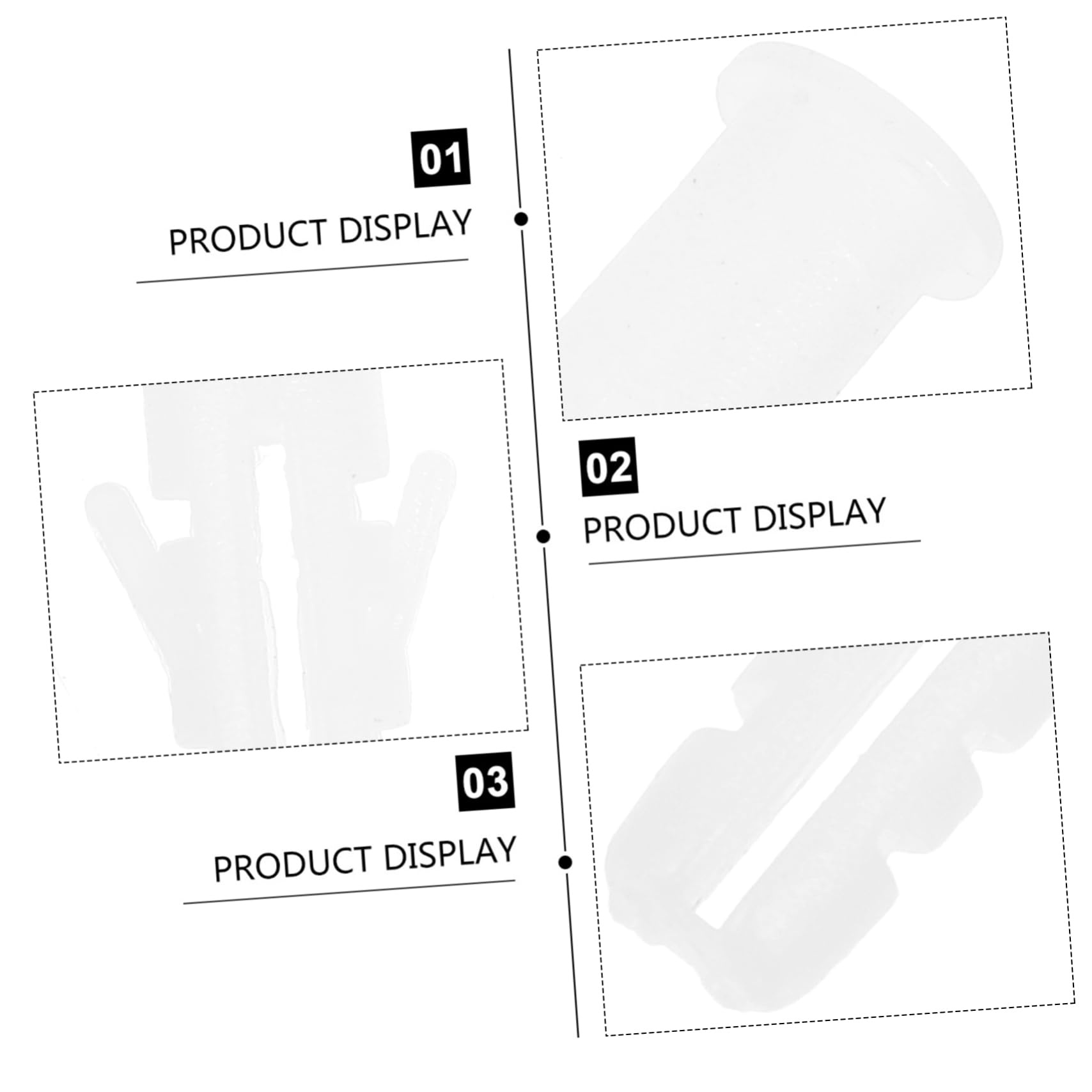 Alipis 100pcs Plastic Expansion Plugs M8 Expansion Screw Drywall Wall Fasteners Anti-Rotation Wall Anchors