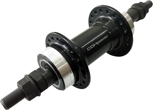 Bicycle Rear Hub 36 Hole, Double Thread, 135mm Width, Aluminum Alloy Bike Hub Bicycle Wheel Part Black