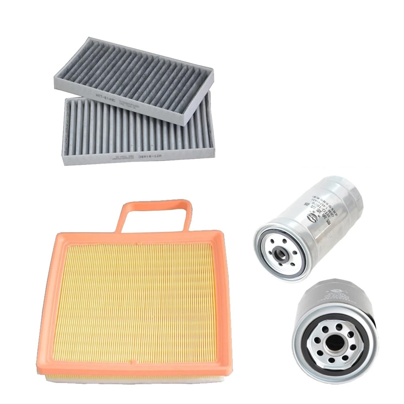 Elemento del filtro de aceite Juego de 4 filtros para GREAT WALL WINGLE 7 5 2.0TDI (motor camioneta diésel), aire acondicionado, filtro, combustible y aceite, 1109110XP64XA piezas