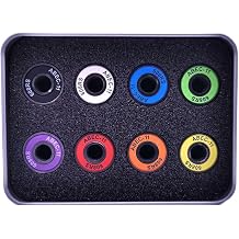 High Performance 8 pcs Skateboard Bearings 608RS with Integrated Spacer, Ideal for Kick Scooters and Hand Carts Colorful