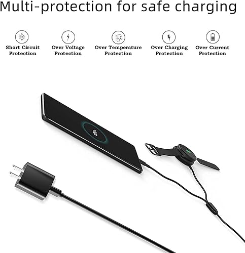 Miniatura 4 de Cable cargador Watc 2 en 1 compatible con Samsung Galaxy Watch 6/7/Ultra, 6 Classic, Watch 5, 5 Pro, 4,4 Classic, 3, Active 2/1, con adaptador de