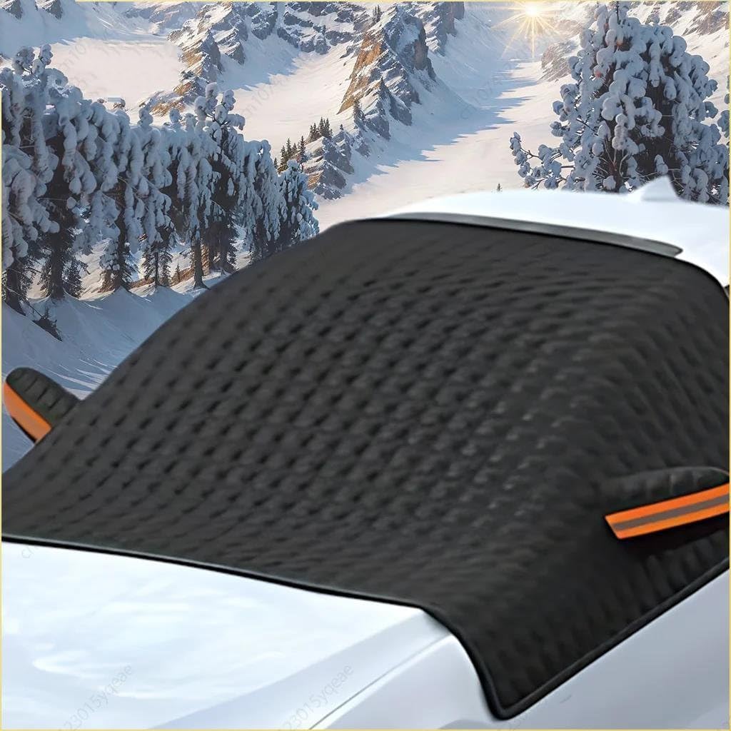 Car Magnetic Shield Snow Windshield Sunshade Winter Thickened Frost and Freeze Protection Cover Protective Snow Cover