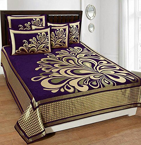 See full amazon price history chart for Fresh From Loom Chenille Velvet 500 TC Bed Cover (Purple_Double), 1 Double Bed King Size Bedsheet with 2 Pillow Cover, Size - 90x100 Inch Fresh From Loom Chenille Velvet 500 TC Bed Cover (Purple_Double), 1 Double Bed King Size Bedsheet with 2 Pillow Cover, Size - 90x100 Inch (B06XGDRW5W) Amazon Price History, Amazon Price Tracker