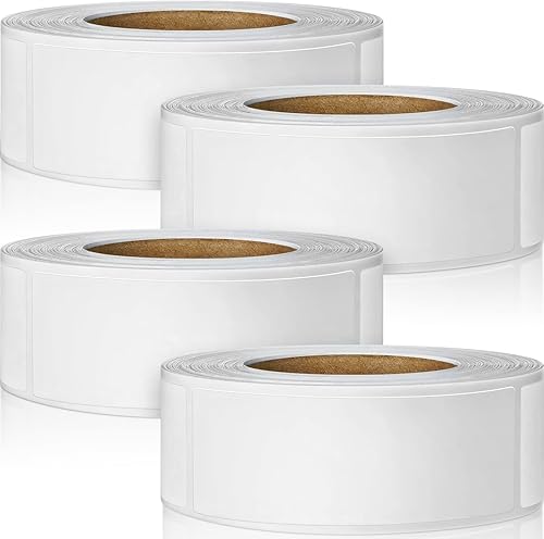 Etiquetas extraíbles para congelador de 1 x 3 pulgadas, etiquetas de papel para refrigerador y congelador (1200 piezas)