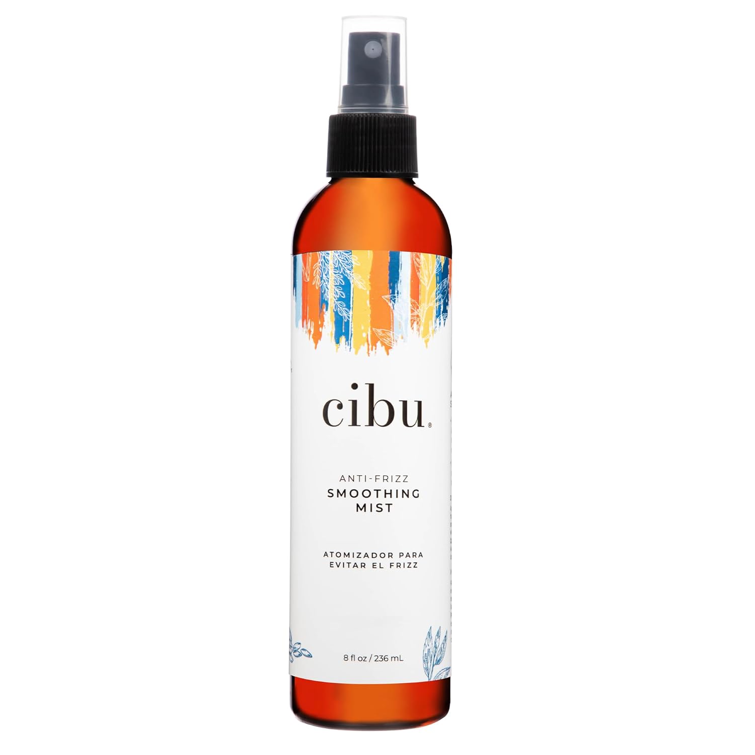 CIBU Anti-Frizz Smoothing Spray | Rice Protein and Keratin Treatment | No Heat Damage Silky Hair Product | 8oz CIBU Anti-Frizz Smoothing Spray | Rice Protein and Keratin Treatment | No Heat Damage Silky Hair Product | 8oz
