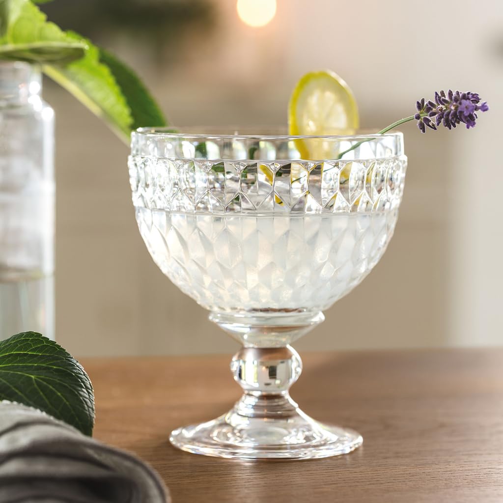 Villeroy & Boch, Boston Champagne Coupe/Dessert Bowl, Versatile Crystal Glass for Drinks or Desserts Dishwasher Safe - Image 2