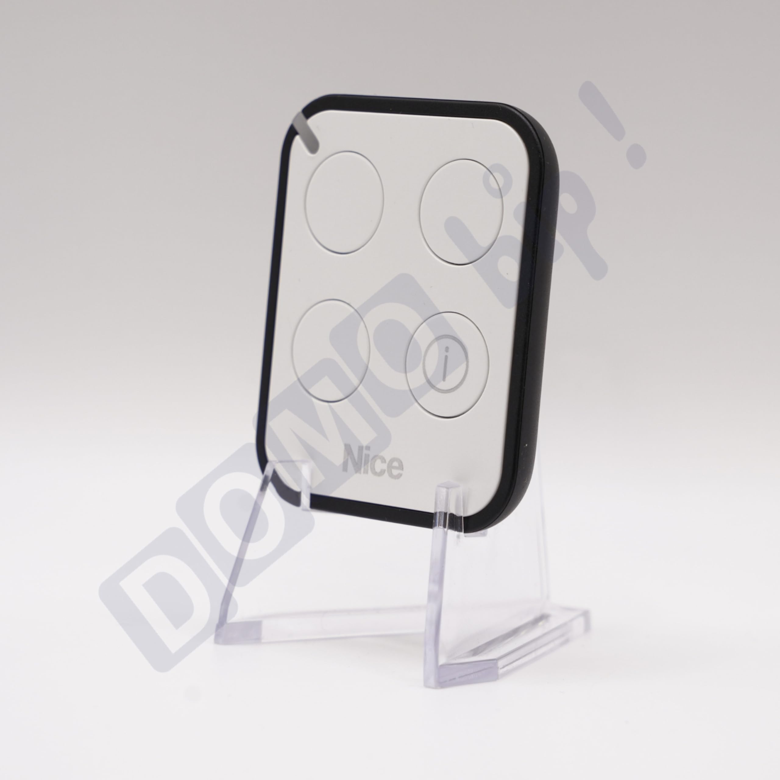 NICE ON3EBD - Telecomando per cancelli e porte da garage, 433,92 MHz, con codice girevole bidirezionale, colore: bianco e nero, set di 3 telecomandi