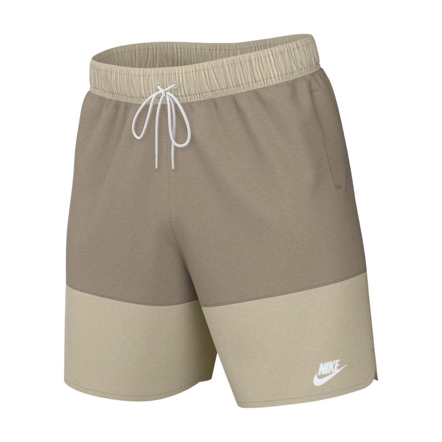Nike Sport Essential Woven Lined Flow Shorts Mens Beige Size-Medium