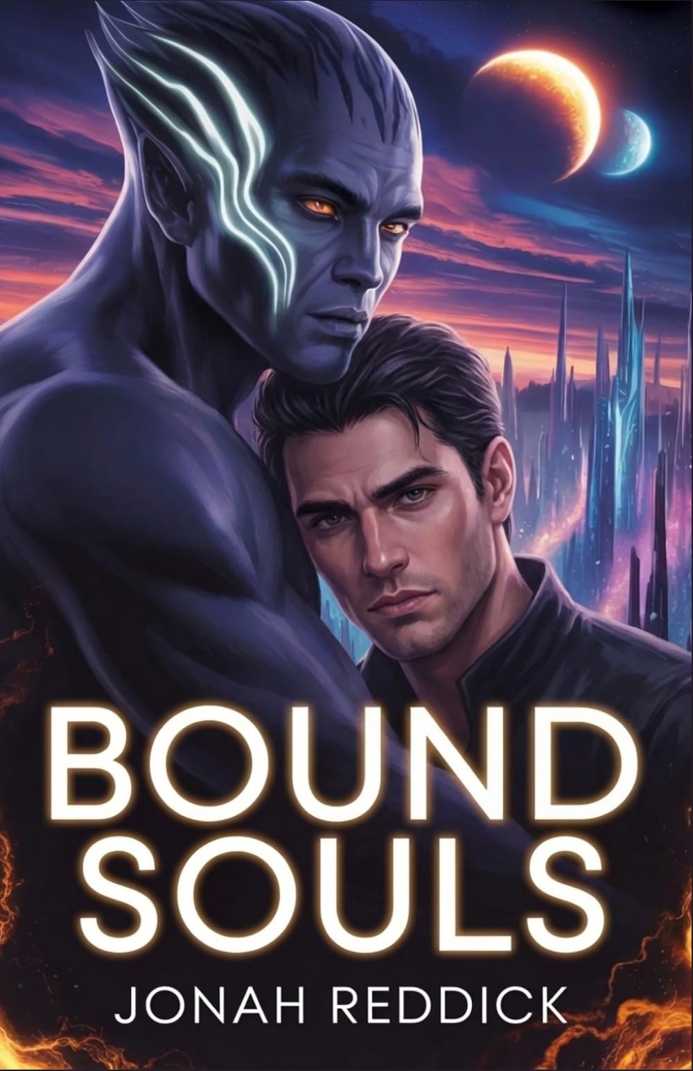 Bound Souls: MM Alien Romance With Dark Mpreg and Destiny (Starbound Mates)
