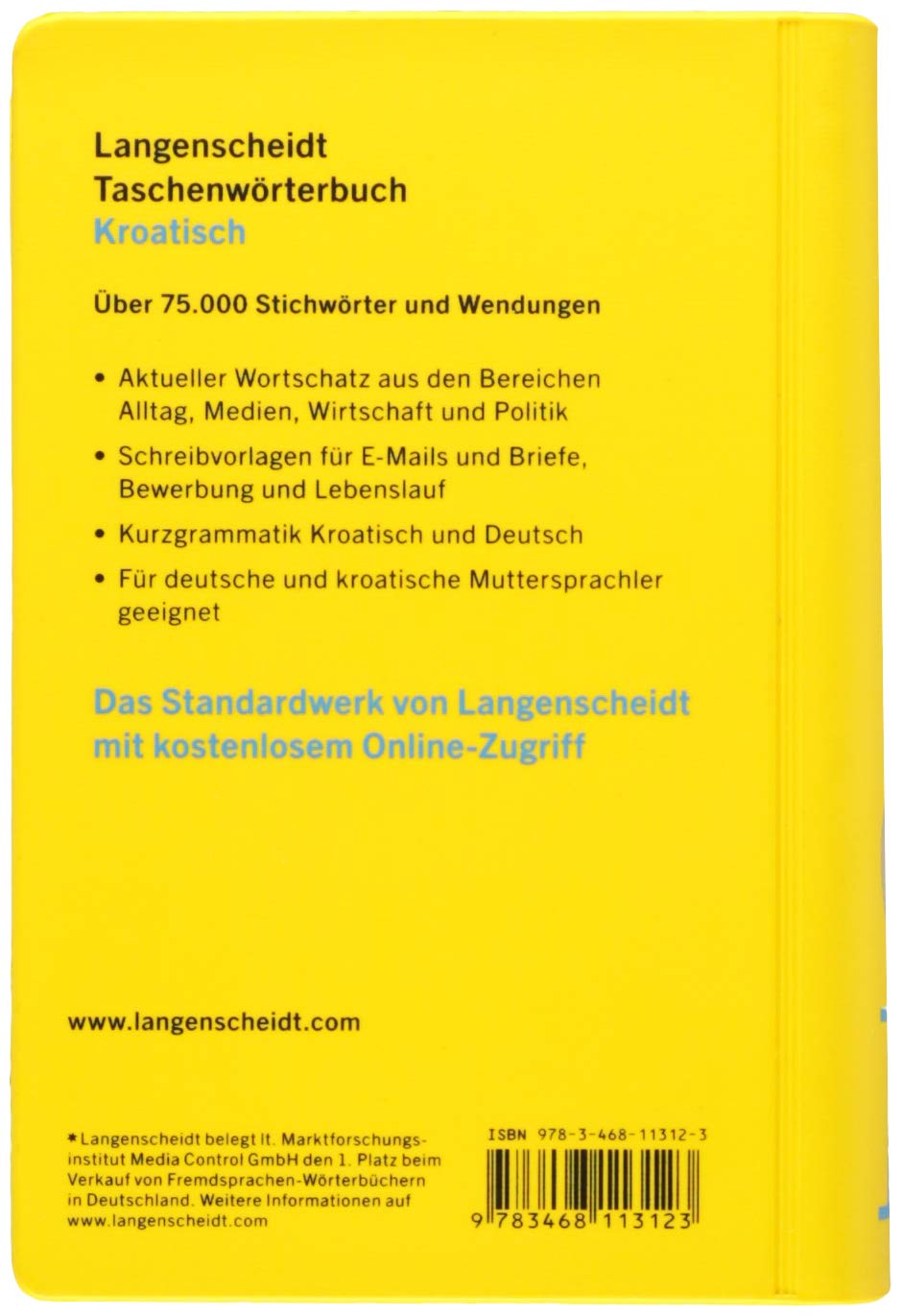 Langenscheidt Taschenwörterbuch Kroatisch - Buch mit online-Anbindung. Kroatisch-Deutsch/Deutsch-Kroatisch: Kroatisch-Deutsch/Deutsch-Kroatisch mit Online-Wörterbuch