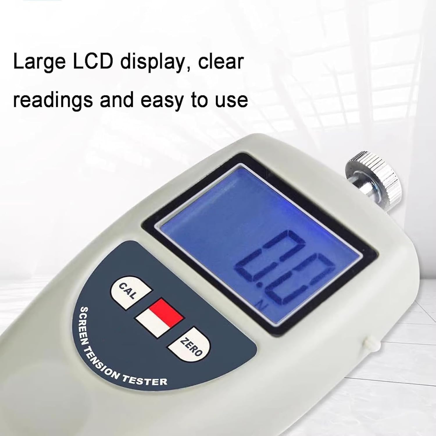 Tester napięcia ekranu z wyświetlaczem LCD, rozdzielczość 0,1, zakres pomiarowy 7~40N/cm, odpowiedni do szablonów do sitodruku