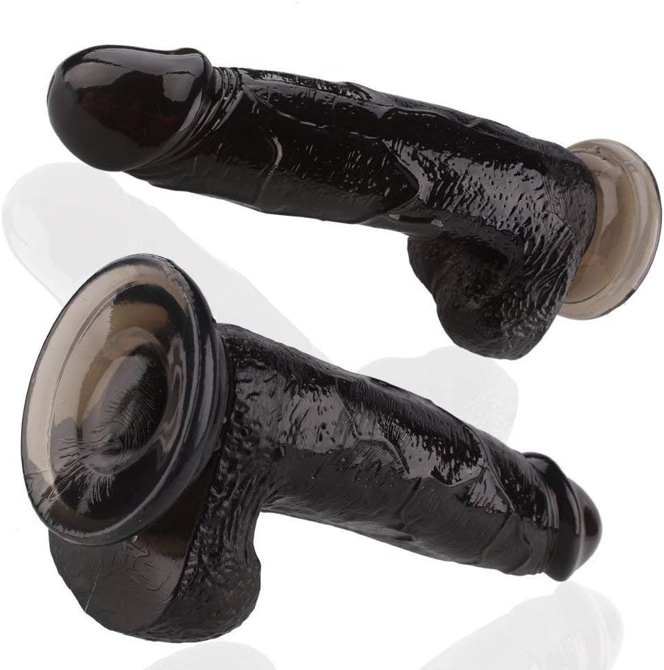 8‘’ Soft Silicone Material Female Body Relax Item Used in Everywhere (Black)