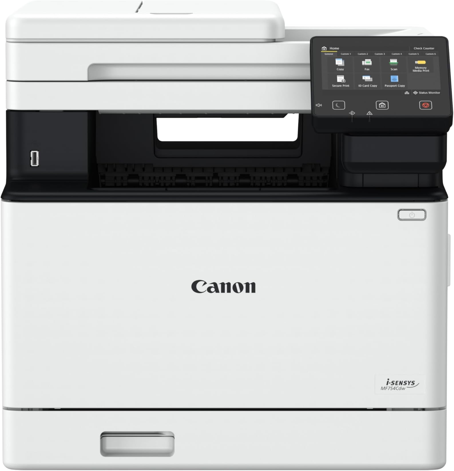 i-SENSYS MF754Cdw All-In-One Colour Laser Printer - Wireless, Wi-Fi, PC Connected & Network - A4 Print, Copy, Scan, Fax - 33ppm, Auto Duplex Print, Auto Scan - Compatible w/Mac, Windows, Linux