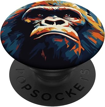96.4% Silverback Gorilla، ملابس رياضية، كمال أجسام، لاصق PopSockets قوي PopGrip
