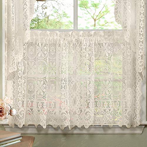 Bed bath n more luxurious old world style lace kitchen curtains- …