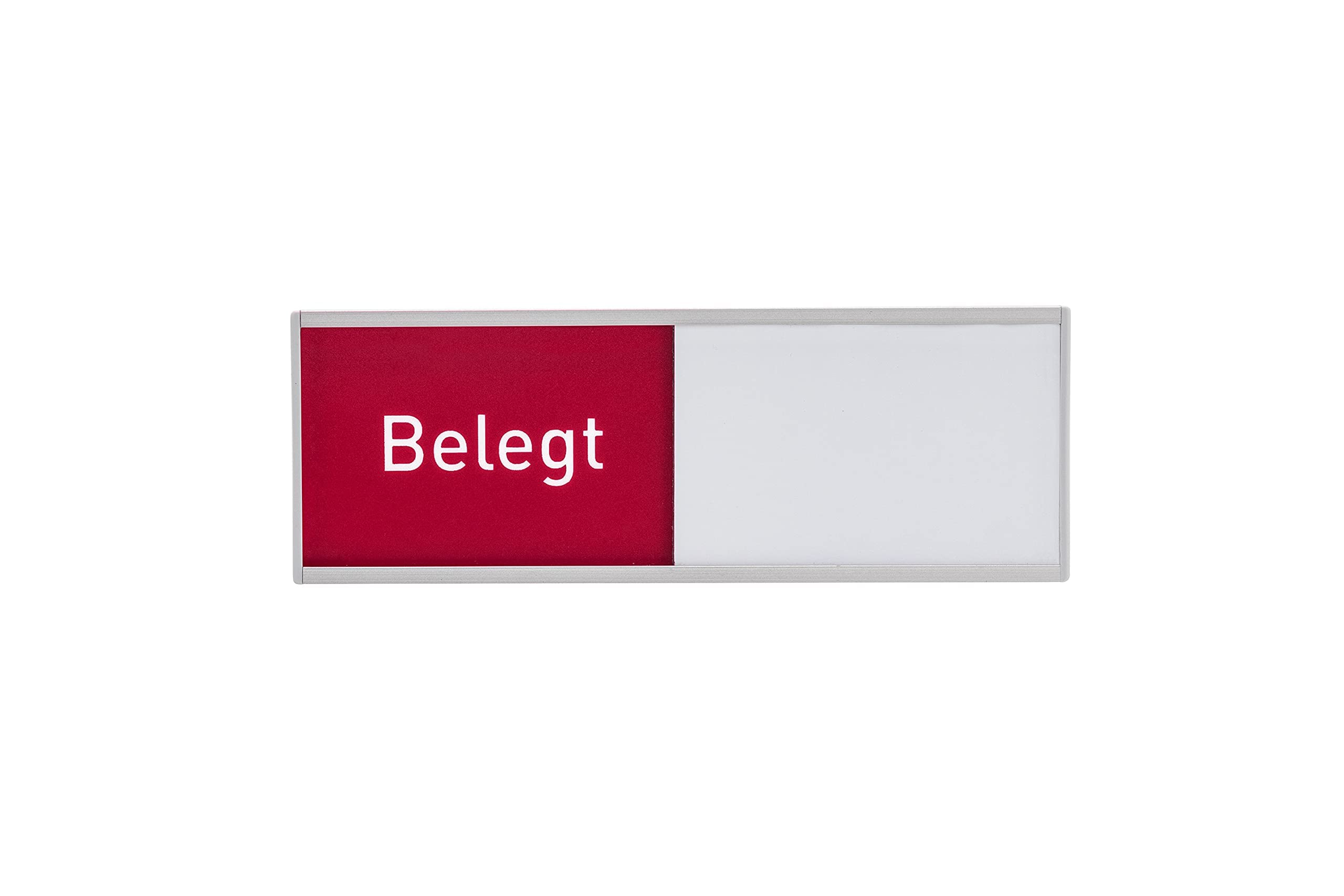 3x Rom Frei-/Belegt Anzeige 54x151mm Set | Büro Frei- Besetzt Schild | für Türschild Büroschild | 3er Sparpack