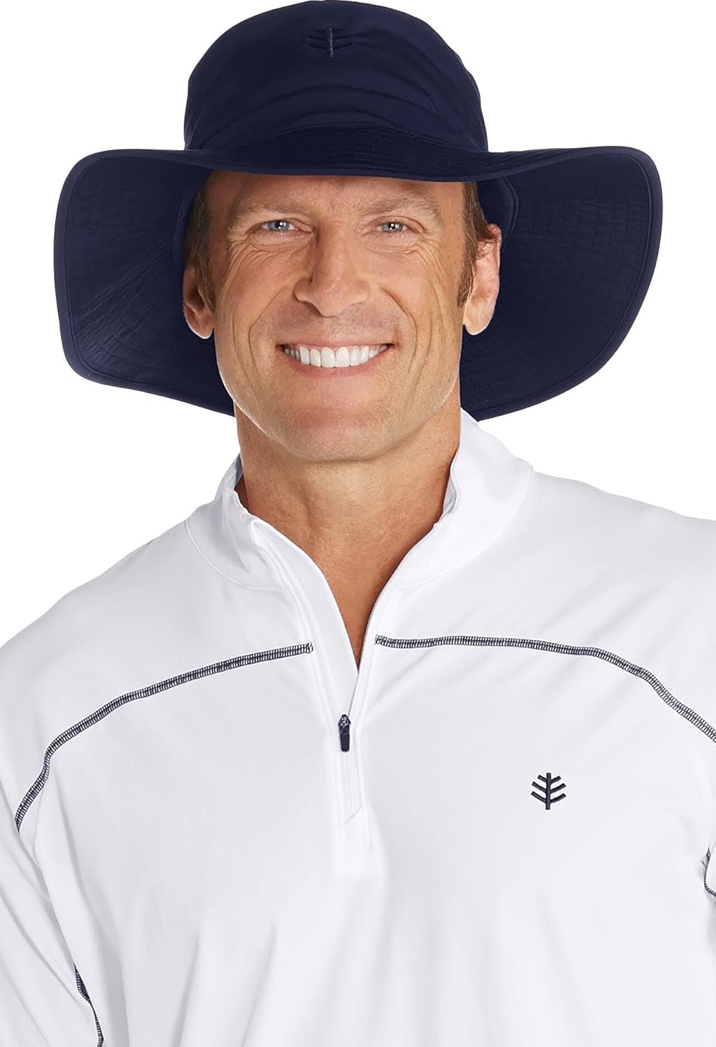 Coolibar UPF 50+ Men's Nate Chlorine Resistant Bucket Hat - Sun Protective
