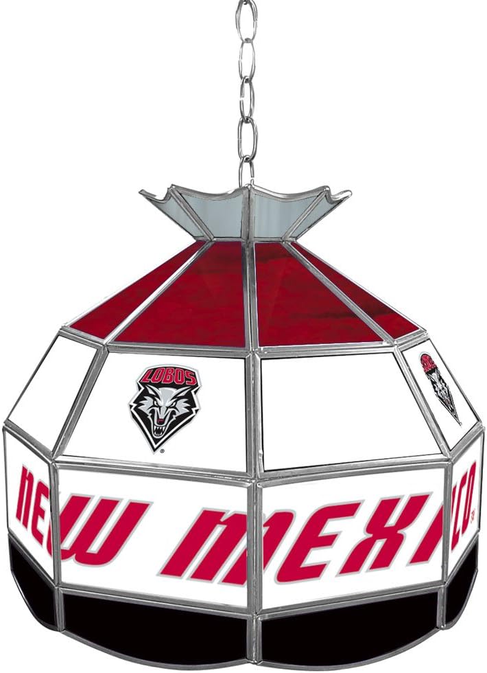 NCAA New Mexico 16Inch Stained Glass Tiffany Lamp Sports Fan Billiard Lighting
