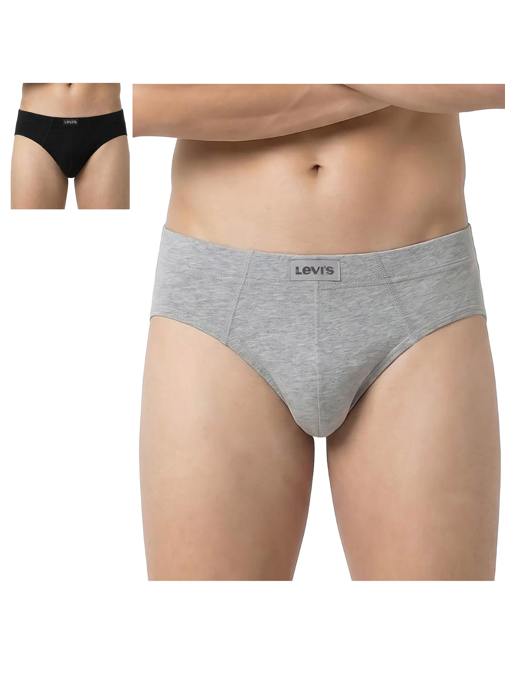 levi's Men's Cotton Regular Fit Solid Brief-picture-22