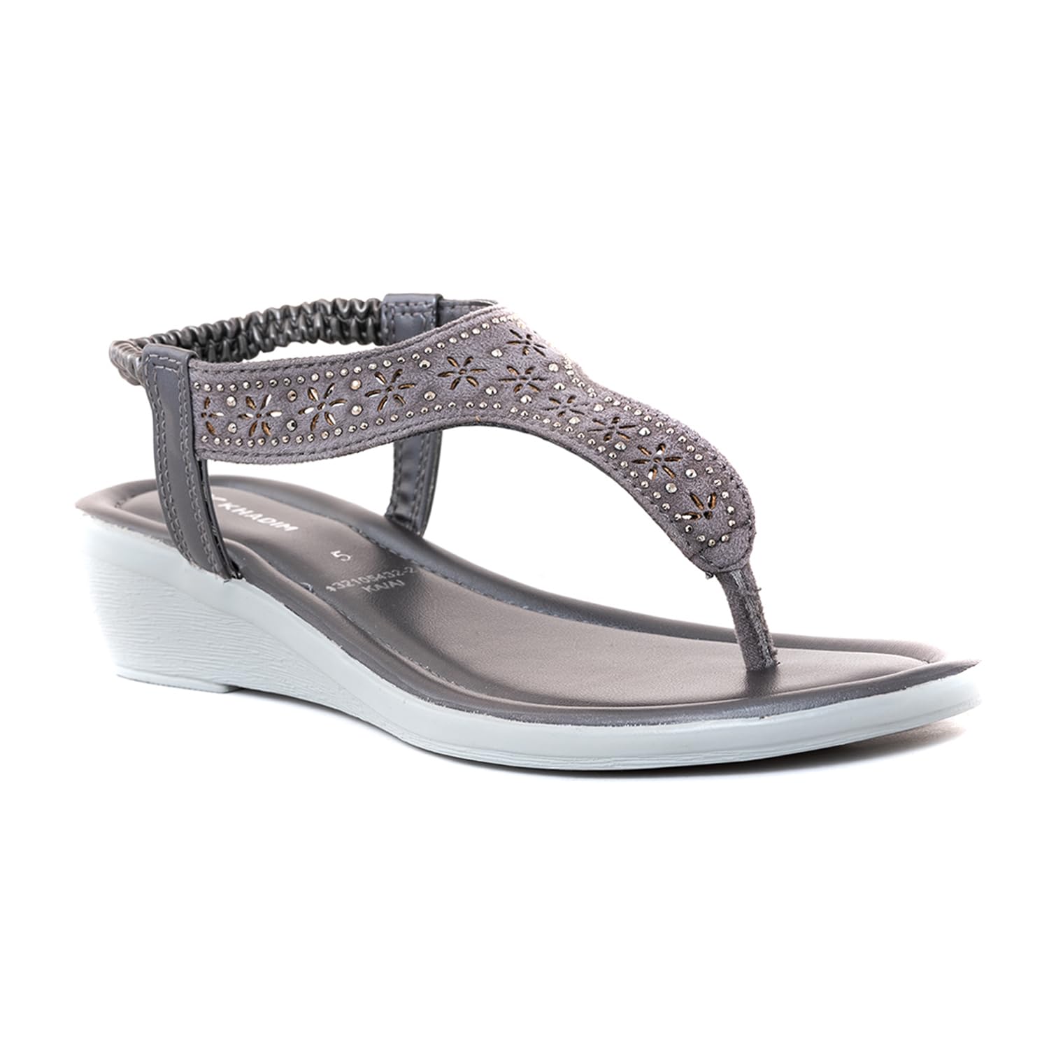 Khadims Brown Wedge Heel Slingback Sandal for Women (4321053) (B0D3HCZHCX) Amazon Price History, Amazon Price Tracker