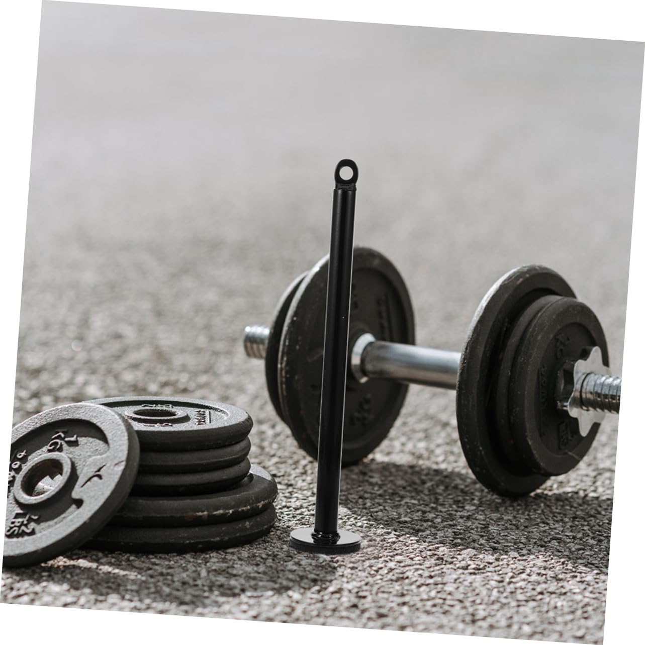 2Pcs Weight Plate Storage Rack Fitness Loading Pin for Muscle Training Equipment Space Saving Design Durable Construction Compatible with Standard Plates