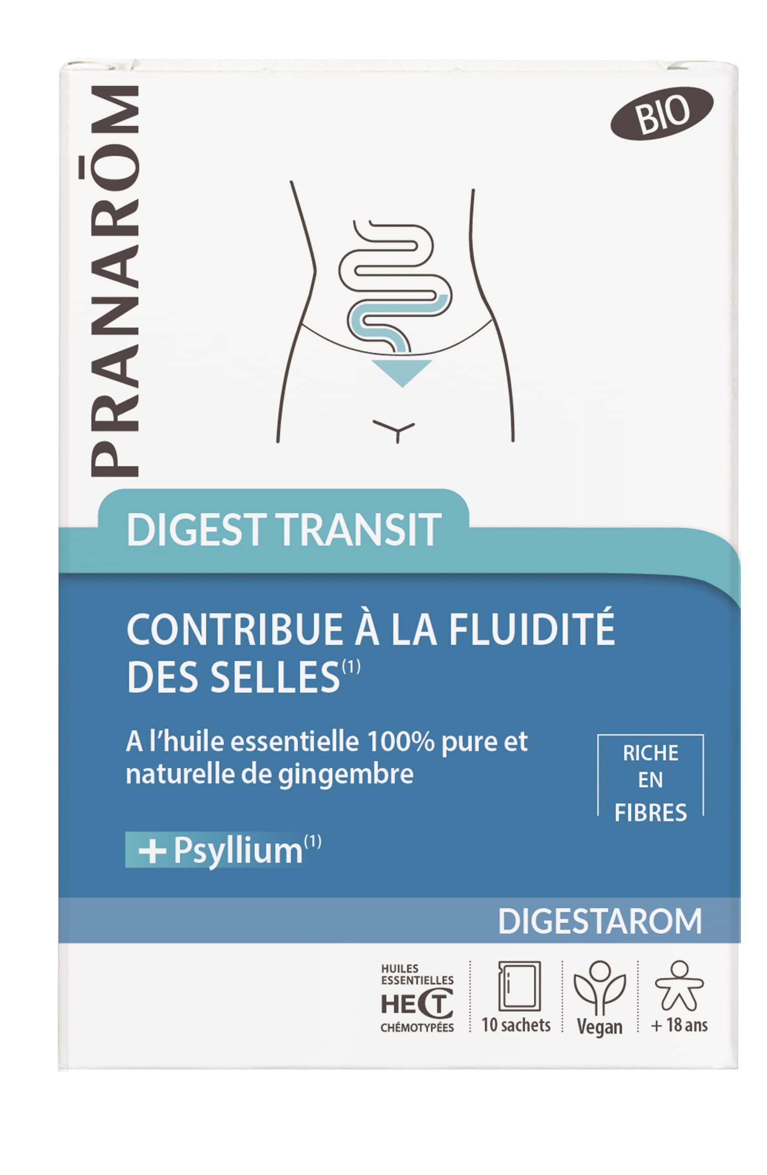 Pranarôm Digest Transit Bio 10 Sachets