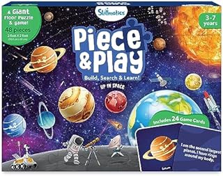 Skillmatics Floor Puzzle & Game - Piece & Play Space, Jigsaw & Toddler Puzzles, Educational Toy, Gifts for Boys & Girls Ages 3, 4, 5, 6, 7 (48 Pieces, 2 x 3 feet)