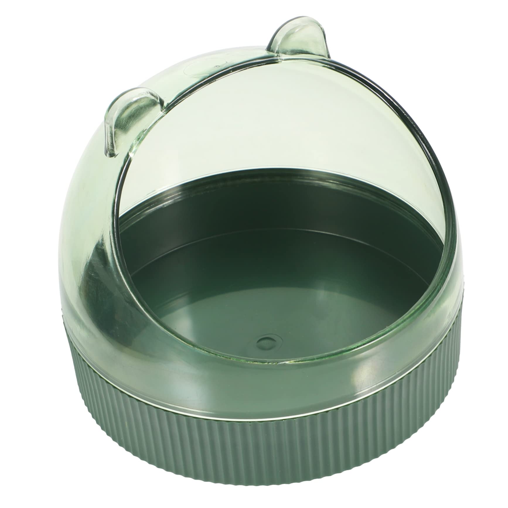 Sosoport 4piezas Comedero Colgante para Hámster y Roedores Plato Compacto De Alimentación para Chinchillas y Cobayas Fácil De Limpiar y Duradero Color Midnight