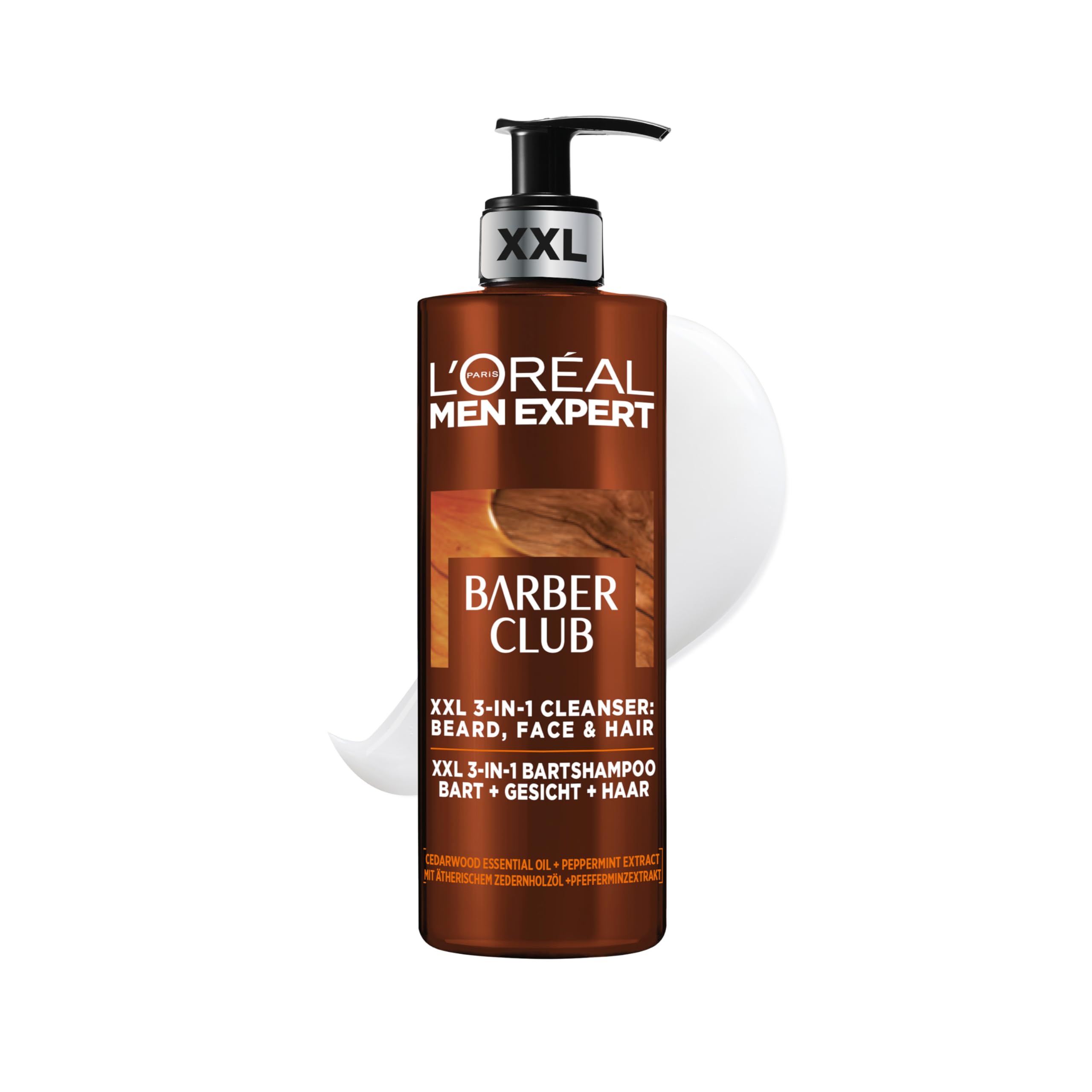L’Oréal Paris men expert L'Oreal Barber Club Body, Hair & Beard Wash 400ml