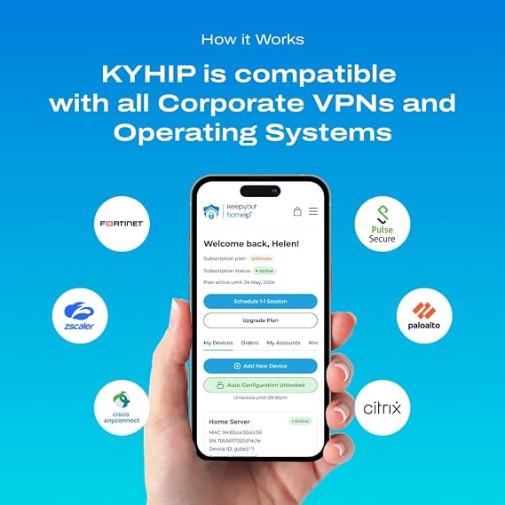 Maui MA-B256, Server & Travel Router VPN Secure Home Network Access from Anywhere, Keep Your Home IP Wherever You are, and Enjoy Private, Full VPN Control