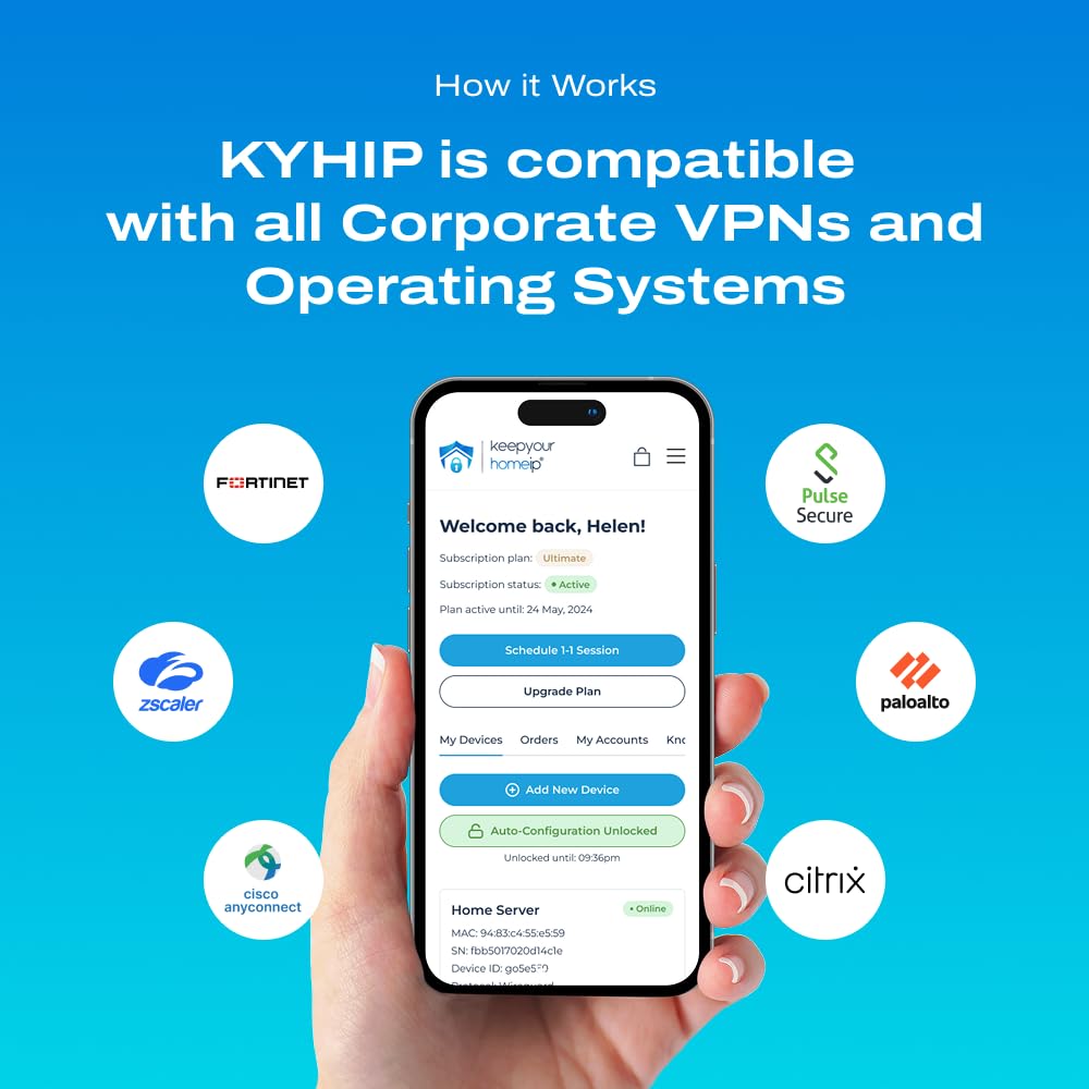 Maui MA-B256, solution serveur VPN et routeur de voyage – Accès sécurisé au réseau domestique depuis n'importe où, gardez votre IP domestique où que vous soyez et profitez d'un contrôle VPN complet et