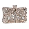Tanpell Womens Crystal Evening Clutch Bag Wedding Purse Bridal Prom Handbag Party Bag