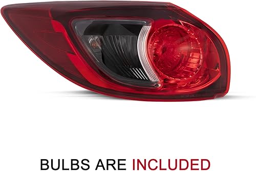 Miniatura 10 de JSBOYAT Conjunto de luz trasera de repuesto para Mazda CX-5 2013-2016 halógena lámpara trasera exterior halógena bombillas laterales del pasajero