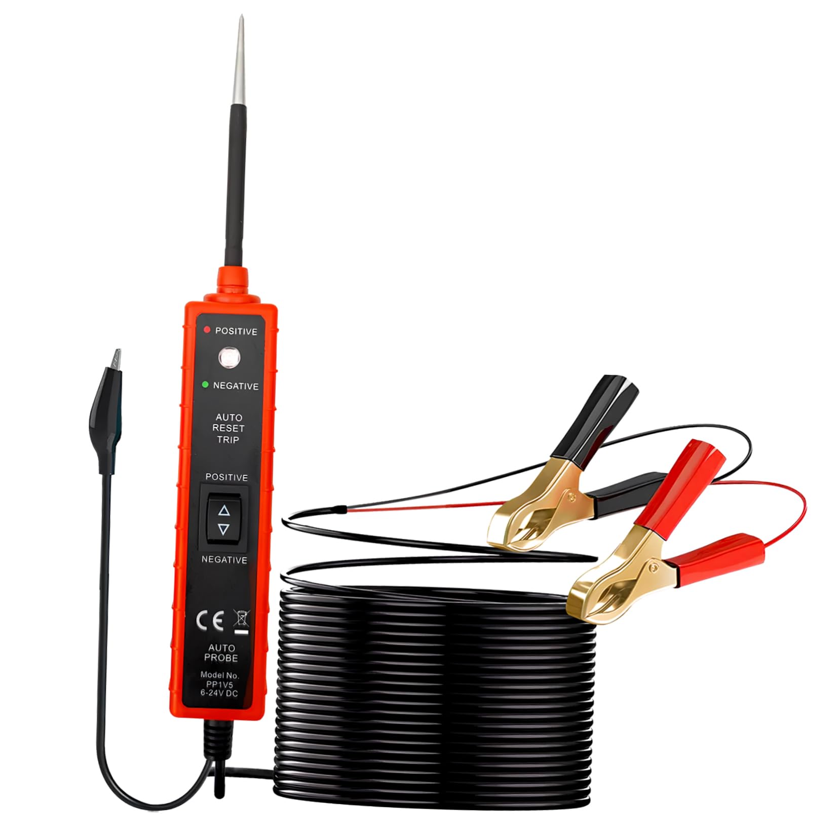 Zerodeko Probador De Circuitos Automotrices Dc Probador De Sondas De Circuitos De Potencia Herramienta De Sistema Eléctrico Para Pruebas De Mantenimiento De Automóviles