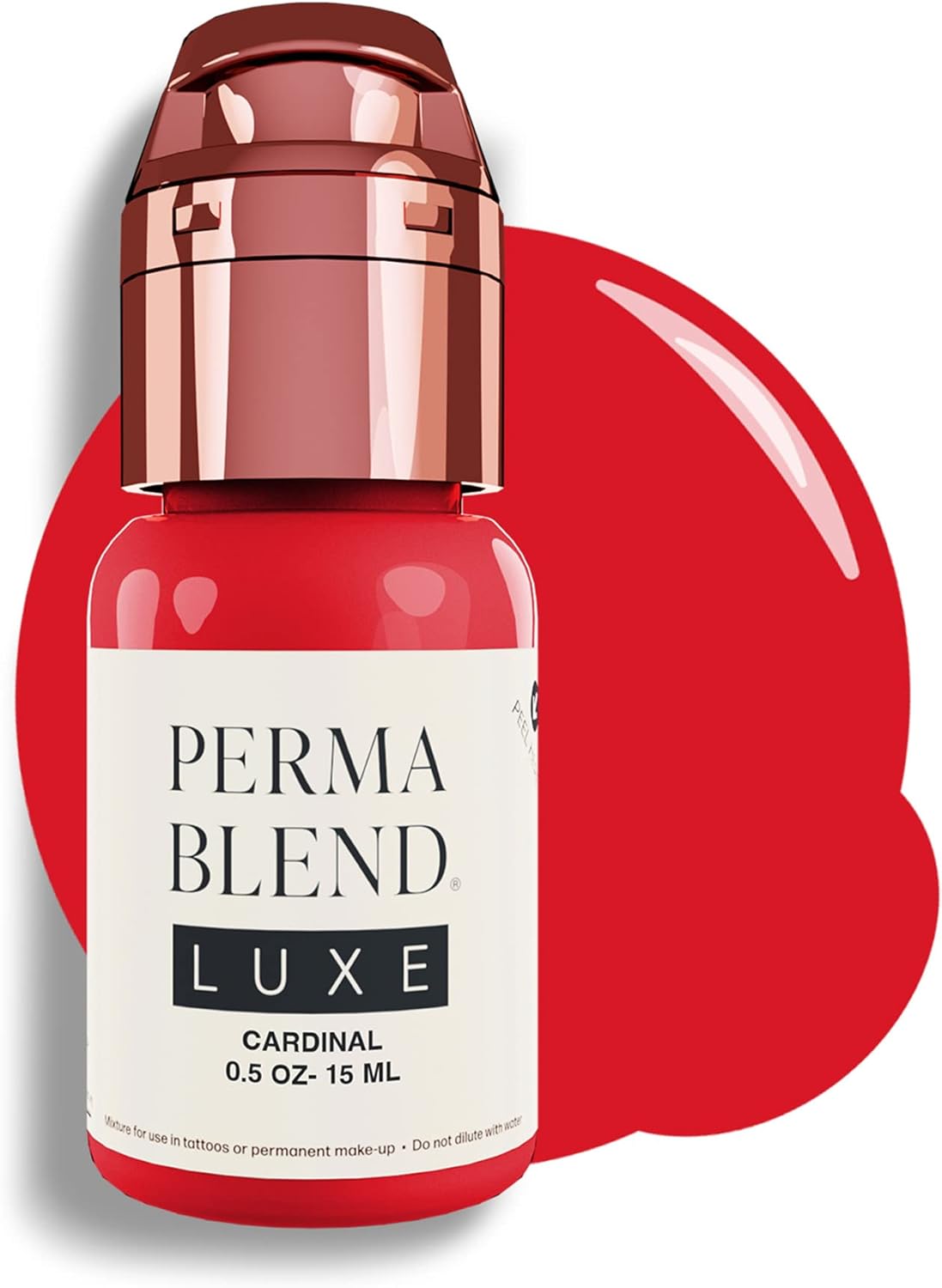 Perma Blend Luxe - Cardinal - Vegan Lip Tattoo Ink - Vibrant, True Red Microblading Pigment - for Lip Blush & Permanent Makeup - Cruelty-Free (0.5 oz)