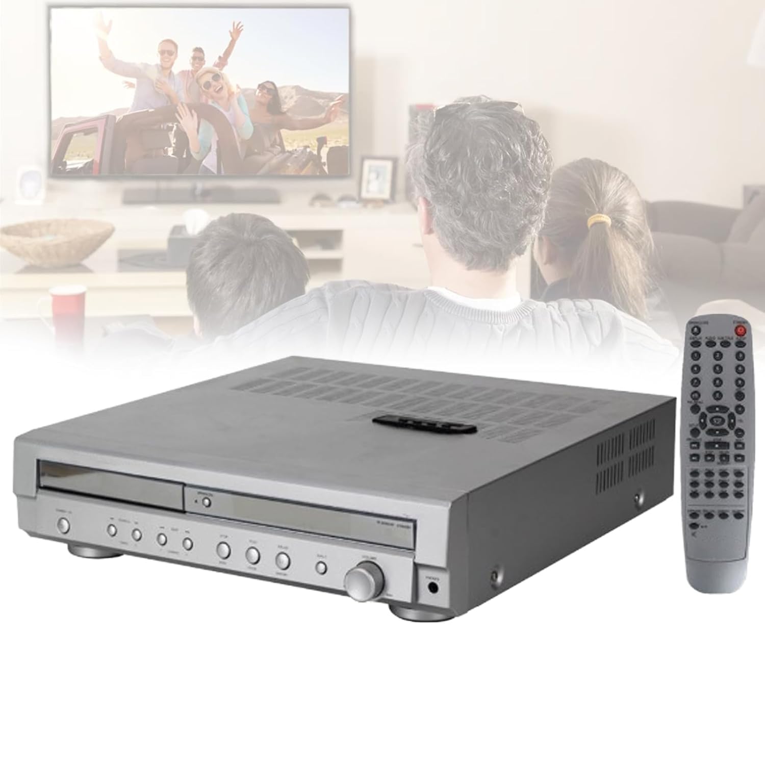 Heimkino-System 5.1 Surround Sound DVD-Player, Kabelloser Bluetooth-Verstärker, Dualband-Radio, Koaxialer Glasfaserausgang, Kopfhörerüberwachung, DVD-, VCD- Und CD-Player