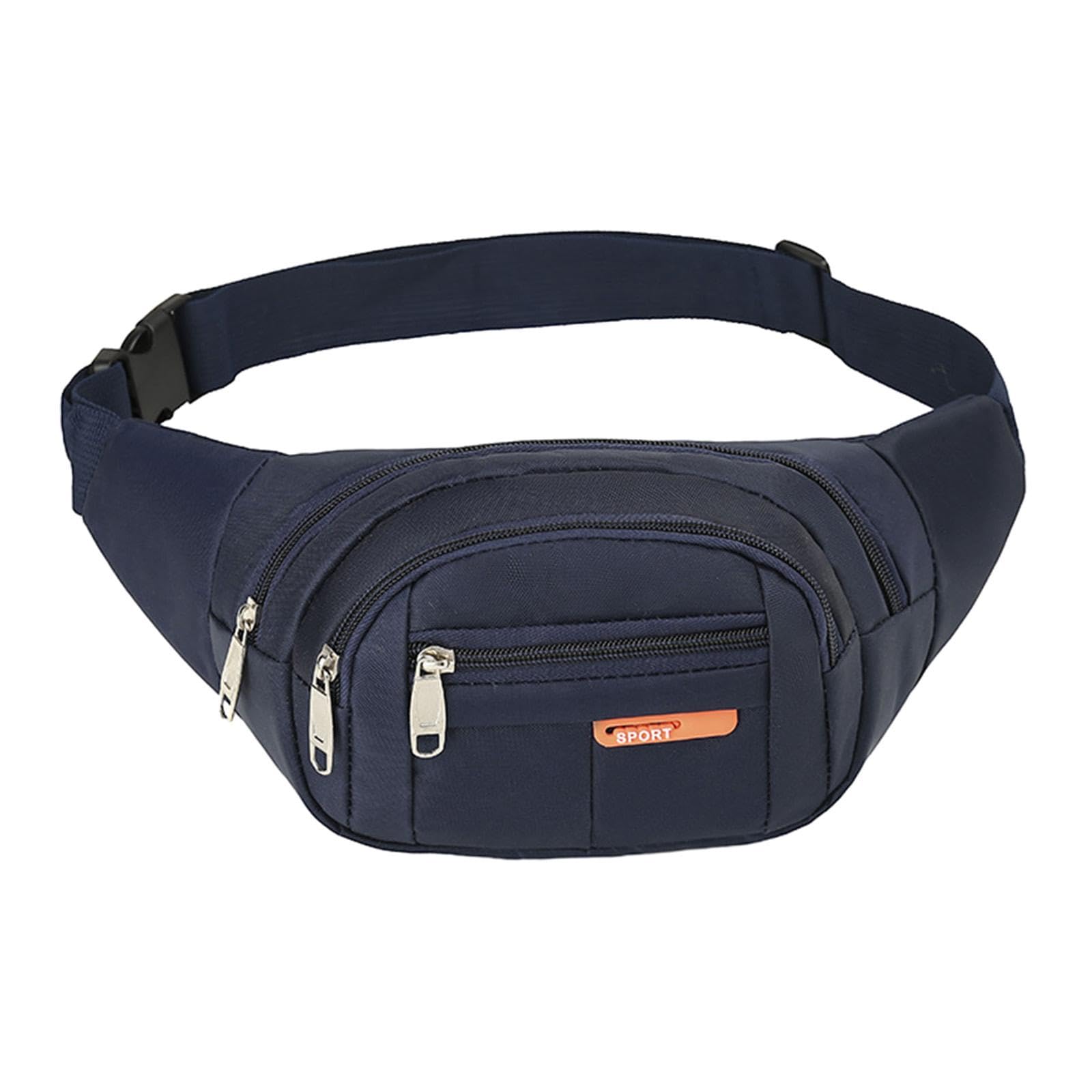 Running Waist Pack Portable Chest Bag for Women Men Casual Hiking Fanny Pack Navy|Clothing, Shoes & Accessories | Mens Accessories | Backpacks, Bags & Briefcases-image-34