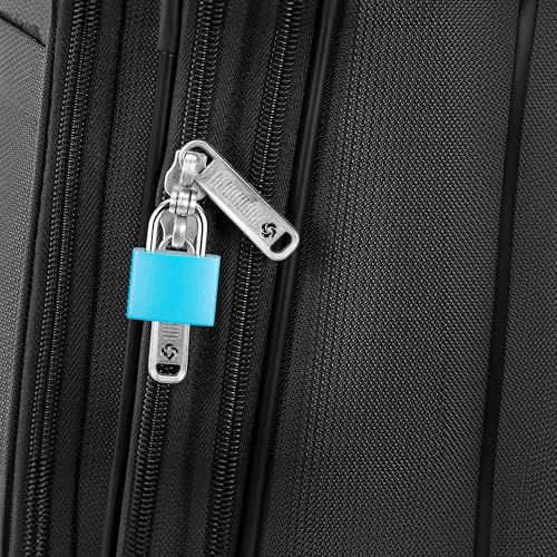 Image of Puroma Mini Suitcase Padlock with Keys, 4 Pack 22mm Locker Locks Luggage Key Lock for School Gym Locker, Laptop Bags, Backpacks, Diary Book (4 Colors)