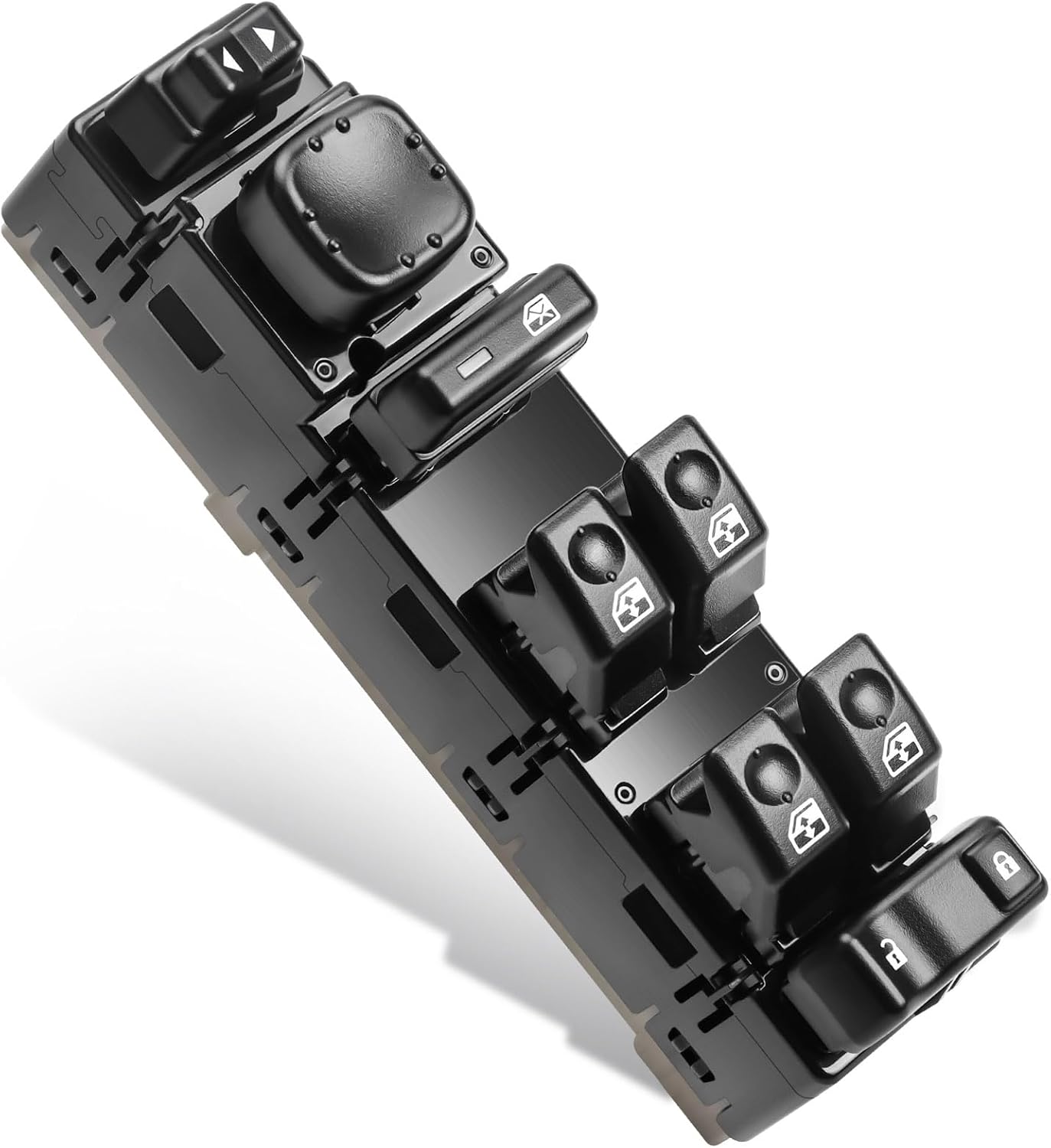 15883323 Front Driver Side Master Power Window Switch Fits for 2003-2007 Chevrolet Silverado Tahoe Suburban Avalanche, GMC Sierra Yukon XL, Cadillac Escalade, 901-075 (Without Bezel)