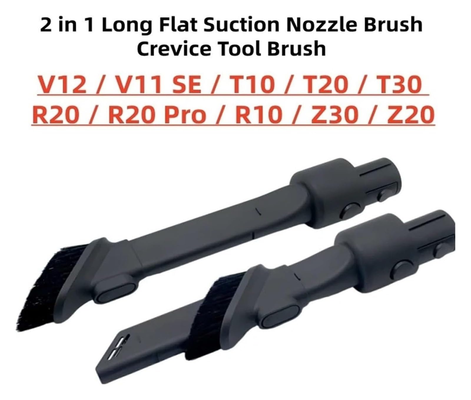 Ersatzteile for 2-in-1-Fugenbürsten mit langer, flacher Saugdüse