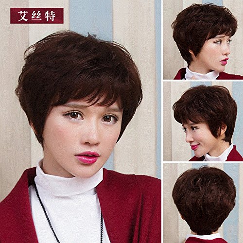Wig women girls female short hair short hair and long hair