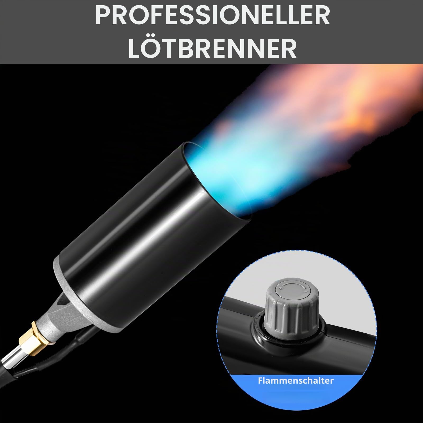 Propan Fackel Unkraut Brenner, 1.200.000 BTU High Output Unkraut Fackel Flammenwerfer, Blas Fackel mit Flammensteuerung und 30 "abnehmbaren langen Arm für Garten Holz Eis Schnee Straße Unkraut