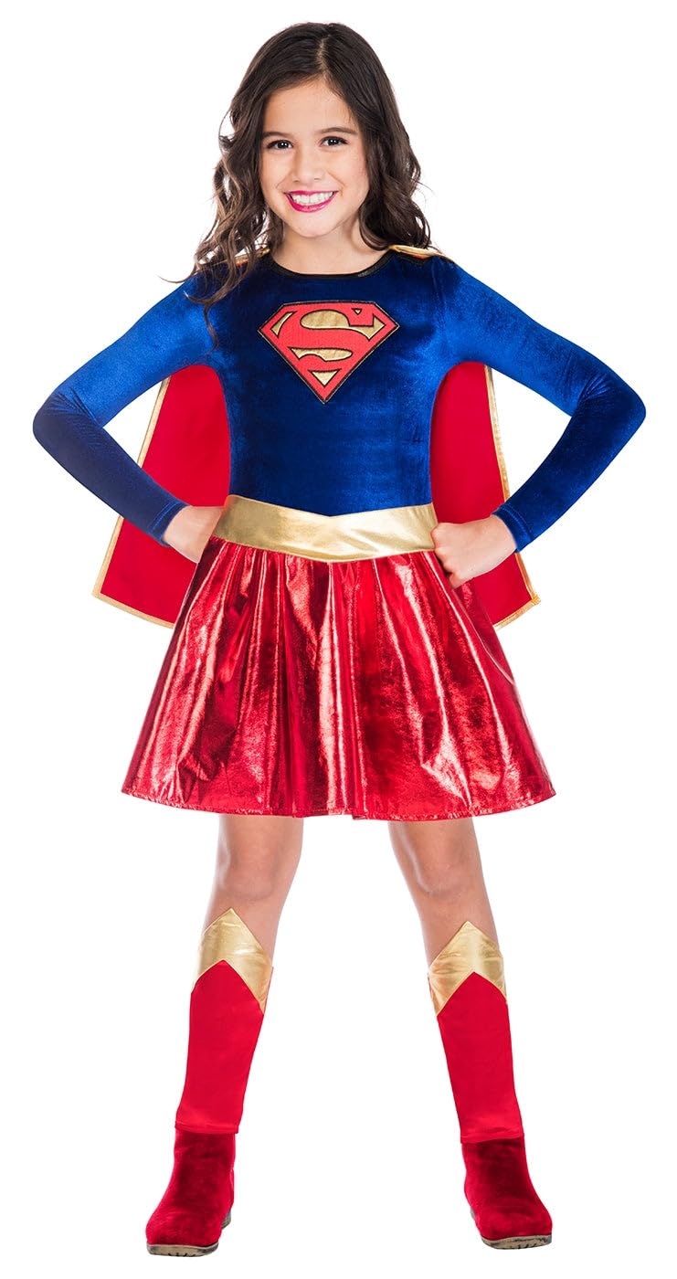 amscan Disfraz Infantil Supergirl 3-4 Años