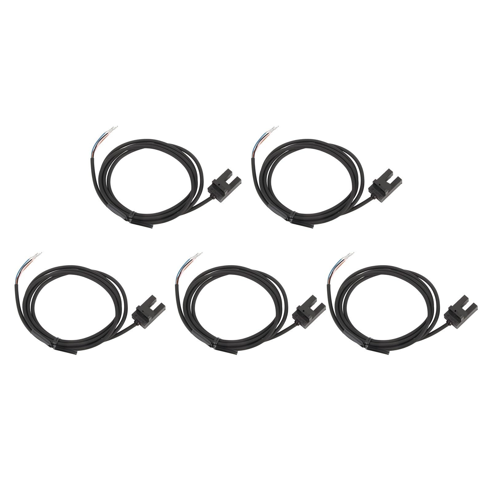 5PCS Photoelectric Sensor Switch, SX673 U Shape Inductive Photoelectric Sensor DC5-24V, 5mm NPN Photocell Sensor Switch Normally Open and Normally Closed