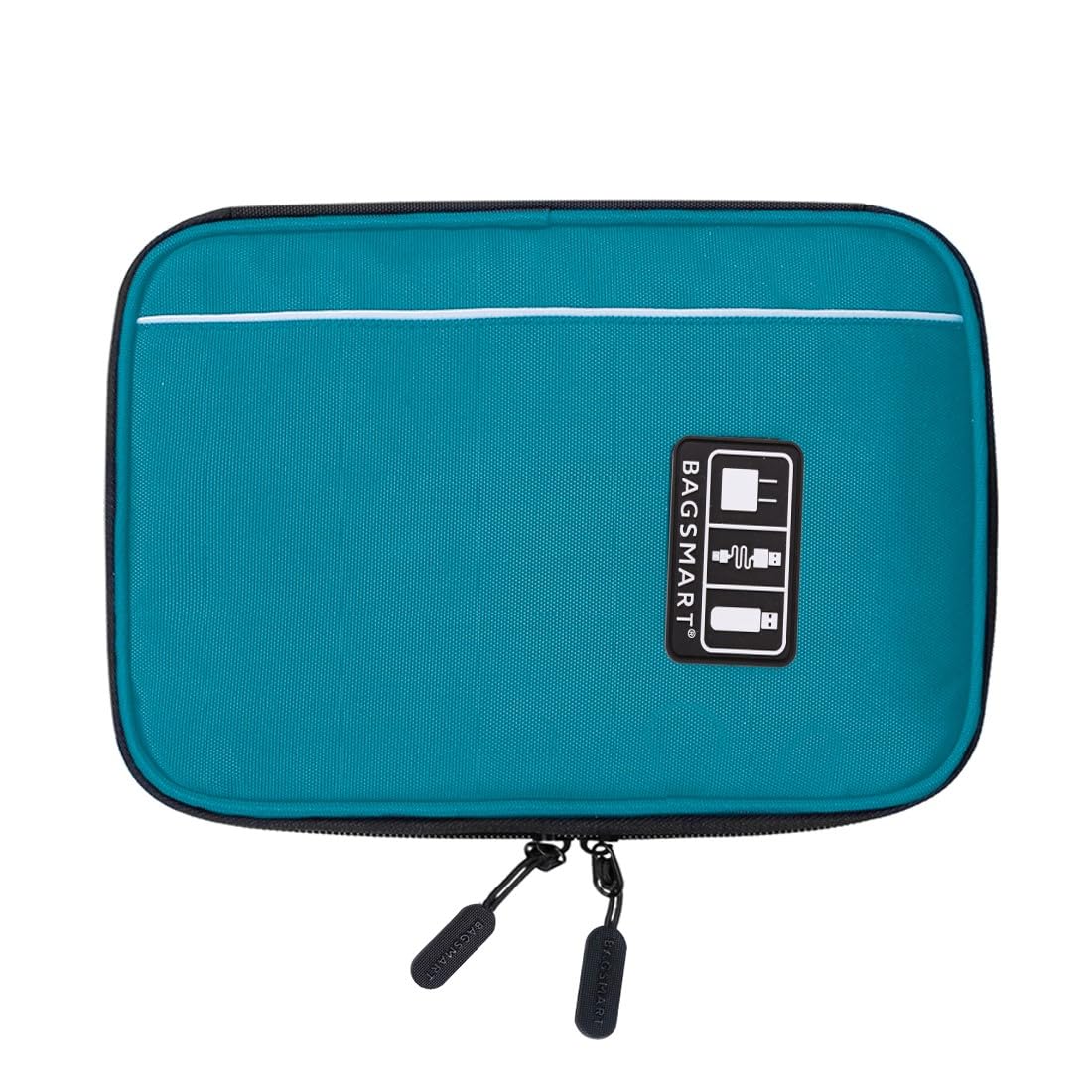 BAGSMART Elektronik Kabeltasche für Powerbank, Handy-Ladekabel, USB Sticks Blau