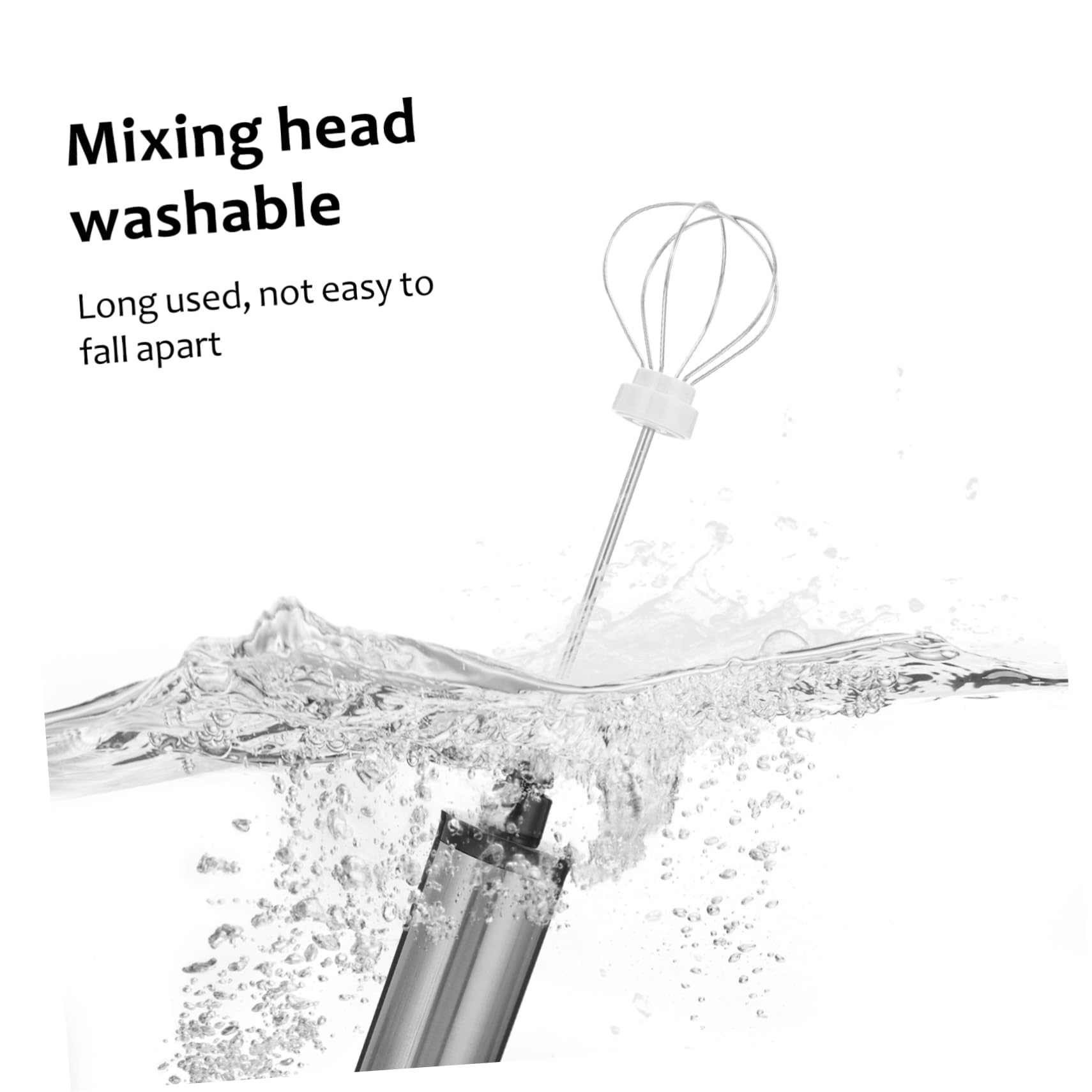 PRETYZOOM 1 Set Electric Milk Stirrer Frother Drink Foamer Whisk Mixer Egg Electric Drink Mixer Milk Frother Pitcher