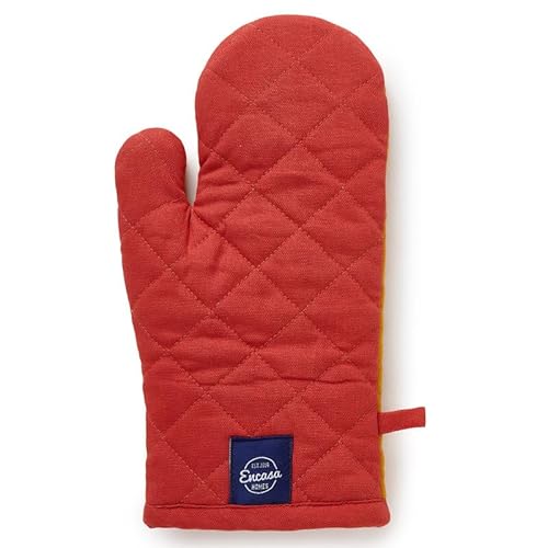 Encasa Xo OG-00502-2 Encasa Heat Resistant Cotton Oven Gloves Mitts (2 Pc Set) - Quilted & Safe 12X7 In thumb #3