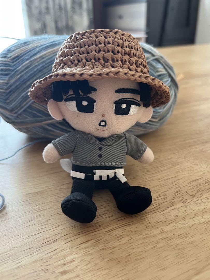 アイドル　ぬいぐるみ バケハ帽子man すのチルソフビ　ぬい服　チルぬい Amazon.co.jp: すのチル チルぬい バケットハット 帽子 めめ 目黒蓮