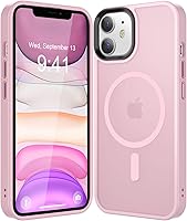 Vista 58 de Funda compatible con iPhone 14/13 [compatible con Magsafe y protección de grado militar] Funda delgada magnética translúcida mate para iPhone 13/14