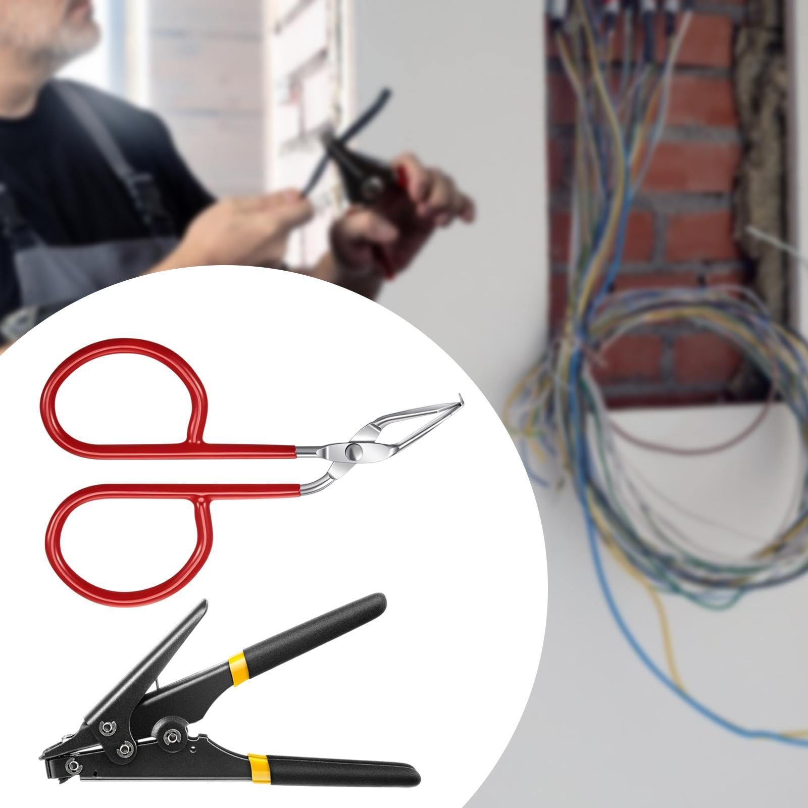 Oshhni 2 pièces Cable Tie ouvre-zip Tie à croix réutilisable Réutilisables